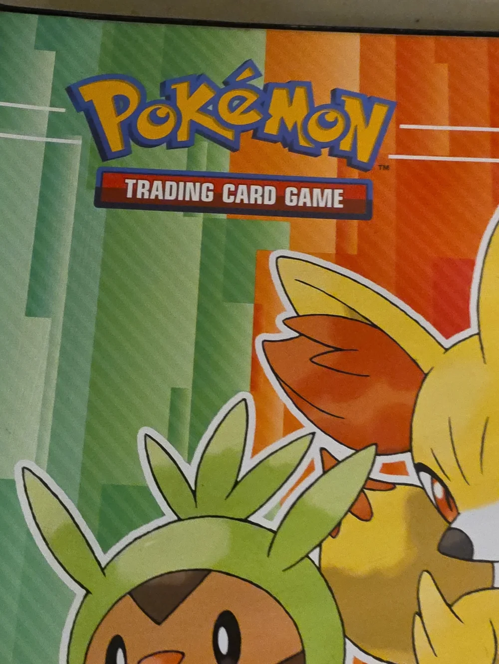 Pokémon Trading Card Game Binder Blue & Green